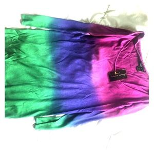 Ralph Lauren black label silk ombré sweater medium